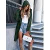 imageANRABESS Women Cardigan Open Front Oversized Casual Knit Hoodie Sweater Coatigan Lady Coat 2025 Fall Trendy OuterwearArmy Green