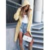 imageANRABESS Women Cardigan Open Front Oversized Casual Knit Hoodie Sweater Coatigan Lady Coat 2025 Fall Trendy OuterwearBeige