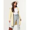 imageANRABESS Women Cardigan Open Front Oversized Casual Knit Hoodie Sweater Coatigan Lady Coat 2025 Fall Trendy OuterwearBeige