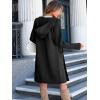 imageANRABESS Women Cardigan Open Front Oversized Casual Knit Hoodie Sweater Coatigan Lady Coat 2025 Fall Trendy OuterwearBlack