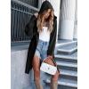 imageANRABESS Women Cardigan Open Front Oversized Casual Knit Hoodie Sweater Coatigan Lady Coat 2025 Fall Trendy OuterwearBlack