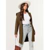 imageANRABESS Women Cardigan Open Front Oversized Casual Knit Hoodie Sweater Coatigan Lady Coat 2025 Fall Trendy OuterwearBrown