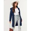 imageANRABESS Women Cardigan Open Front Oversized Casual Knit Hoodie Sweater Coatigan Lady Coat 2025 Fall Trendy OuterwearDeep Blue