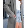 imageANRABESS Women Cardigan Open Front Oversized Casual Knit Hoodie Sweater Coatigan Lady Coat 2025 Fall Trendy OuterwearGray