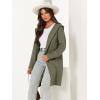 imageANRABESS Women Cardigan Open Front Oversized Casual Knit Hoodie Sweater Coatigan Lady Coat 2025 Fall Trendy OuterwearLight Green