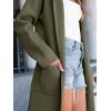 imageANRABESS Women Cardigan Open Front Oversized Casual Knit Hoodie Sweater Coatigan Lady Coat 2025 Fall Trendy OuterwearLight Green