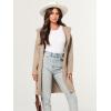 imageANRABESS Women Cardigan Open Front Oversized Casual Knit Hoodie Sweater Coatigan Lady Coat 2025 Fall Trendy OuterwearLight Khaki
