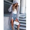 imageANRABESS Women Cardigan Open Front Oversized Casual Knit Hoodie Sweater Coatigan Lady Coat 2025 Fall Trendy OuterwearLight Purple
