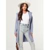 imageANRABESS Women Cardigan Open Front Oversized Casual Knit Hoodie Sweater Coatigan Lady Coat 2025 Fall Trendy OuterwearLight Purple