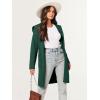 imageANRABESS Women Cardigan Open Front Oversized Casual Knit Hoodie Sweater Coatigan Lady Coat 2025 Fall Trendy OuterwearOpal Green
