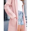 imageANRABESS Women Cardigan Open Front Oversized Casual Knit Hoodie Sweater Coatigan Lady Coat 2025 Fall Trendy OuterwearPink