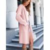 imageANRABESS Women Cardigan Open Front Oversized Casual Knit Hoodie Sweater Coatigan Lady Coat 2025 Fall Trendy OuterwearPink