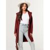 imageANRABESS Women Cardigan Open Front Oversized Casual Knit Hoodie Sweater Coatigan Lady Coat 2025 Fall Trendy OuterwearRed