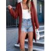 imageANRABESS Women Cardigan Open Front Oversized Casual Knit Hoodie Sweater Coatigan Lady Coat 2025 Fall Trendy OuterwearRed