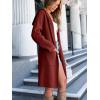 imageANRABESS Women Cardigan Open Front Oversized Casual Knit Hoodie Sweater Coatigan Lady Coat 2025 Fall Trendy OuterwearRed