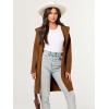 imageANRABESS Women Cardigan Open Front Oversized Casual Knit Hoodie Sweater Coatigan Lady Coat 2025 Fall Trendy OuterwearRed Brown