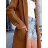 imageANRABESS Women Cardigan Open Front Oversized Casual Knit Hoodie Sweater Coatigan Lady Coat 2025 Fall Trendy OuterwearRed Brown