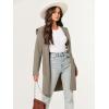imageANRABESS Women Cardigan Open Front Oversized Casual Knit Hoodie Sweater Coatigan Lady Coat 2025 Fall Trendy OuterwearTaupe