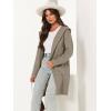 imageANRABESS Women Cardigan Open Front Oversized Casual Knit Hoodie Sweater Coatigan Lady Coat 2025 Fall Trendy OuterwearTaupe