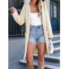 imageANRABESS Women Cardigan Open Front Oversized Casual Knit Hoodie Sweater Coatigan Lady Coat 2025 Fall Trendy OuterwearWhite