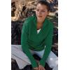 imageANRABESS Womens 2025 Fall Long Sleeve Half Zip Casual Oversized Ribbed Knit Pullover Sweater Top Thumb Hole Trendy OutfitsGreen