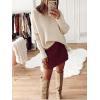 imageANRABESS Womens Oversized Turtleneck Batwing Long Sleeve Casual Cozy Baggy Knit Pullover Tunic Sweater 2024 Fall OutfitsApricot