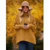 imageANRABESS Womens Oversized Turtleneck Batwing Long Sleeve Casual Cozy Baggy Knit Pullover Tunic Sweater 2024 Fall OutfitsCamel