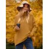 imageANRABESS Womens Oversized Turtleneck Batwing Long Sleeve Casual Cozy Baggy Knit Pullover Tunic Sweater 2024 Fall OutfitsCamel