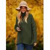 imageANRABESS Womens Oversized Turtleneck Batwing Long Sleeve Casual Cozy Baggy Knit Pullover Tunic Sweater 2024 Fall OutfitsDark Green
