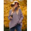 imageANRABESS Womens Oversized Turtleneck Batwing Long Sleeve Casual Cozy Baggy Knit Pullover Tunic Sweater 2024 Fall OutfitsDark Purple