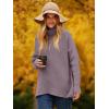 imageANRABESS Womens Oversized Turtleneck Batwing Long Sleeve Casual Cozy Baggy Knit Pullover Tunic Sweater 2024 Fall OutfitsDark Purple