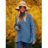 imageANRABESS Womens Oversized Turtleneck Batwing Long Sleeve Casual Cozy Baggy Knit Pullover Tunic Sweater 2024 Fall OutfitsDenim Blue