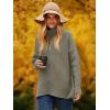 imageANRABESS Womens Oversized Turtleneck Batwing Long Sleeve Casual Cozy Baggy Knit Pullover Tunic Sweater 2024 Fall OutfitsGray Coffee