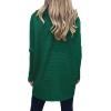 imageANRABESS Womens Oversized Turtleneck Batwing Long Sleeve Casual Cozy Baggy Knit Pullover Tunic Sweater 2024 Fall OutfitsGreen