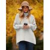 imageANRABESS Womens Oversized Turtleneck Batwing Long Sleeve Casual Cozy Baggy Knit Pullover Tunic Sweater 2024 Fall OutfitsGrey