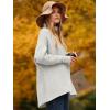 imageANRABESS Womens Oversized Turtleneck Batwing Long Sleeve Casual Cozy Baggy Knit Pullover Tunic Sweater 2024 Fall OutfitsGrey