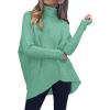 imageANRABESS Womens Oversized Turtleneck Batwing Long Sleeve Casual Cozy Baggy Knit Pullover Tunic Sweater 2024 Fall OutfitsLake