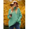 imageANRABESS Womens Oversized Turtleneck Batwing Long Sleeve Casual Cozy Baggy Knit Pullover Tunic Sweater 2024 Fall OutfitsLake