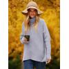 imageANRABESS Womens Oversized Turtleneck Batwing Long Sleeve Casual Cozy Baggy Knit Pullover Tunic Sweater 2024 Fall OutfitsLavender