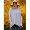 imageANRABESS Womens Oversized Turtleneck Batwing Long Sleeve Casual Cozy Baggy Knit Pullover Tunic Sweater 2024 Fall OutfitsLavender