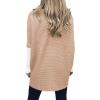 imageANRABESS Womens Oversized Turtleneck Batwing Long Sleeve Casual Cozy Baggy Knit Pullover Tunic Sweater 2024 Fall OutfitsPink White