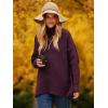 imageANRABESS Womens Oversized Turtleneck Batwing Long Sleeve Casual Cozy Baggy Knit Pullover Tunic Sweater 2024 Fall OutfitsPurple