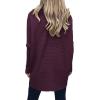 imageANRABESS Womens Oversized Turtleneck Batwing Long Sleeve Casual Cozy Baggy Knit Pullover Tunic Sweater 2024 Fall OutfitsPurple