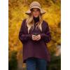 imageANRABESS Womens Oversized Turtleneck Batwing Long Sleeve Casual Cozy Baggy Knit Pullover Tunic Sweater 2024 Fall OutfitsPurple