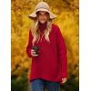 imageANRABESS Womens Oversized Turtleneck Batwing Long Sleeve Casual Cozy Baggy Knit Pullover Tunic Sweater 2024 Fall OutfitsRed
