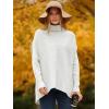 imageANRABESS Womens Oversized Turtleneck Batwing Long Sleeve Casual Cozy Baggy Knit Pullover Tunic Sweater 2024 Fall OutfitsWhite