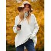 imageANRABESS Womens Oversized Turtleneck Batwing Long Sleeve Casual Cozy Baggy Knit Pullover Tunic Sweater 2024 Fall OutfitsWhite
