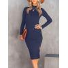 imageANRABESS Women Long Sleeve Turtleneck Slim Fit Ribbed Knit Slit Cocktail Party Sweater Midi Dress 2024 Trendy Fall OutfitsRoyal Blue