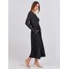 imageANRABESS Womens Long Sleeve Midi Dress 2025 Fall Fashion Patchwork Ribbed Knit Tight Top Casual Flowy Swing Dresses PocketsBlack