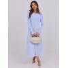 imageANRABESS Womens Long Sleeve Midi Dress 2025 Fall Fashion Patchwork Ribbed Knit Tight Top Casual Flowy Swing Dresses PocketsLight Blue